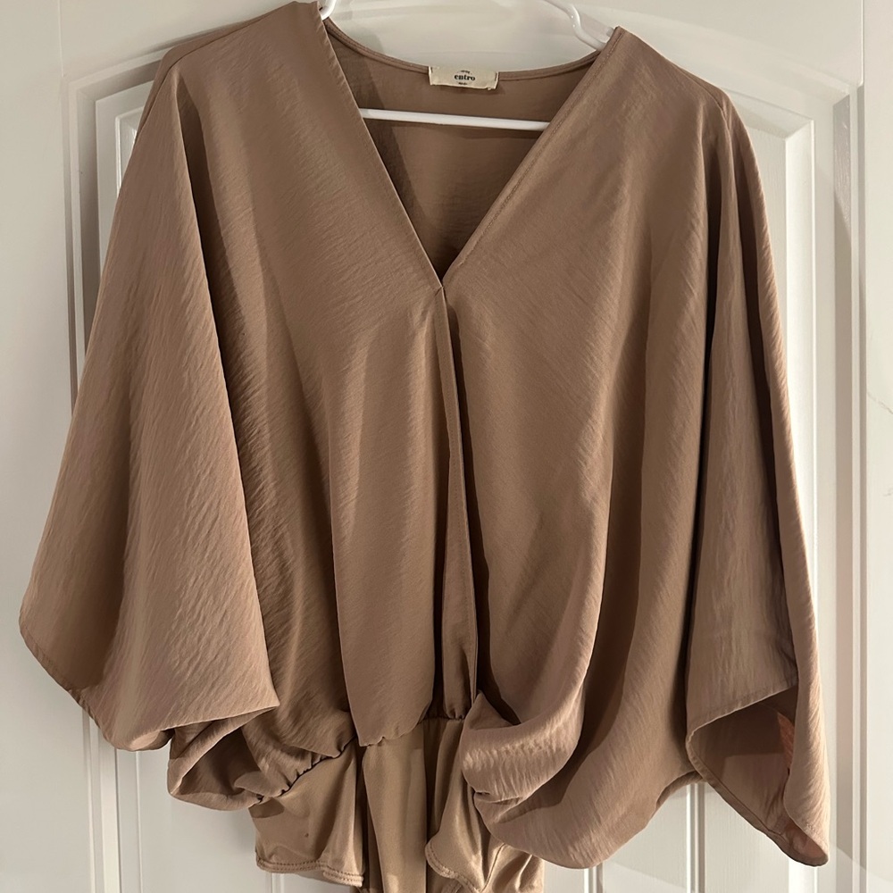 Women’s tan bodysuit